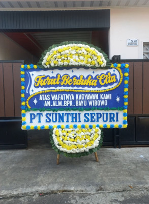 Papan Bunga Duka di Argapura
