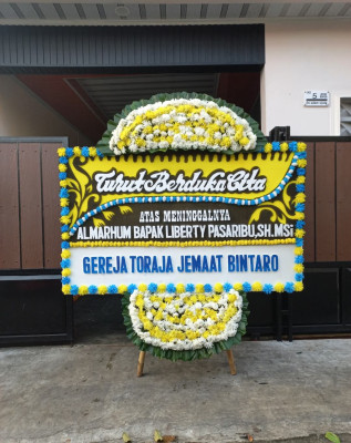 Papan Bunga Duka di Argapura