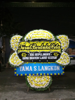 Papan Bunga Duka di Argapura